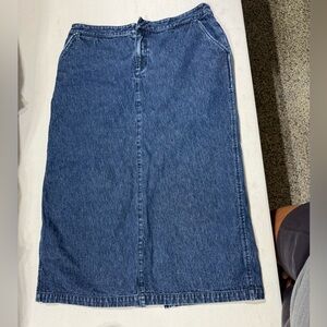 Eddie Bauer women's Denim Jean skirt- vintage